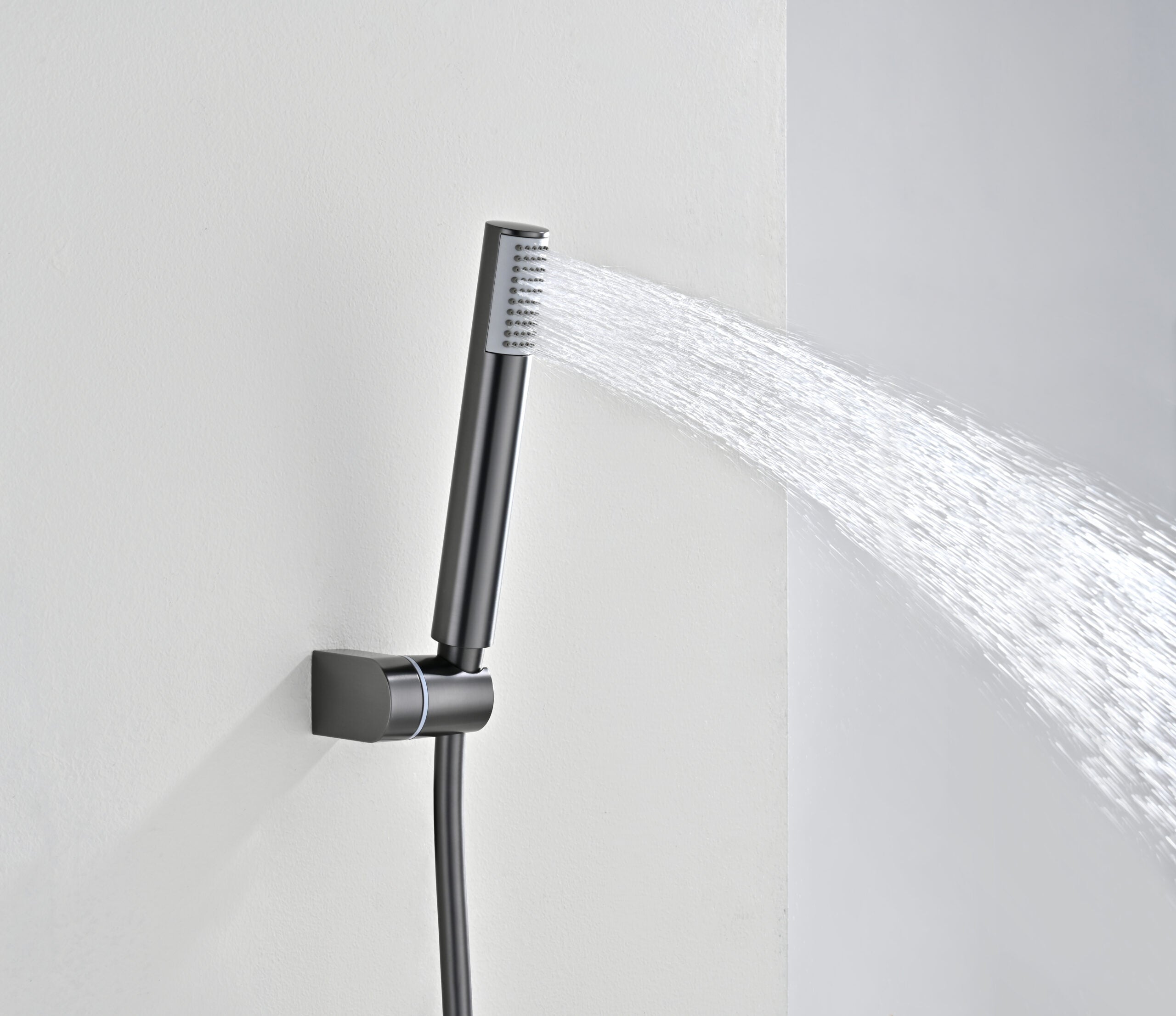 Bless Black Gun Metal Thermostatic Shower Kit, view 5