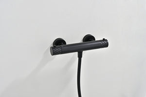 Bless Matte Black Thermostatic Shower Kit, view 2