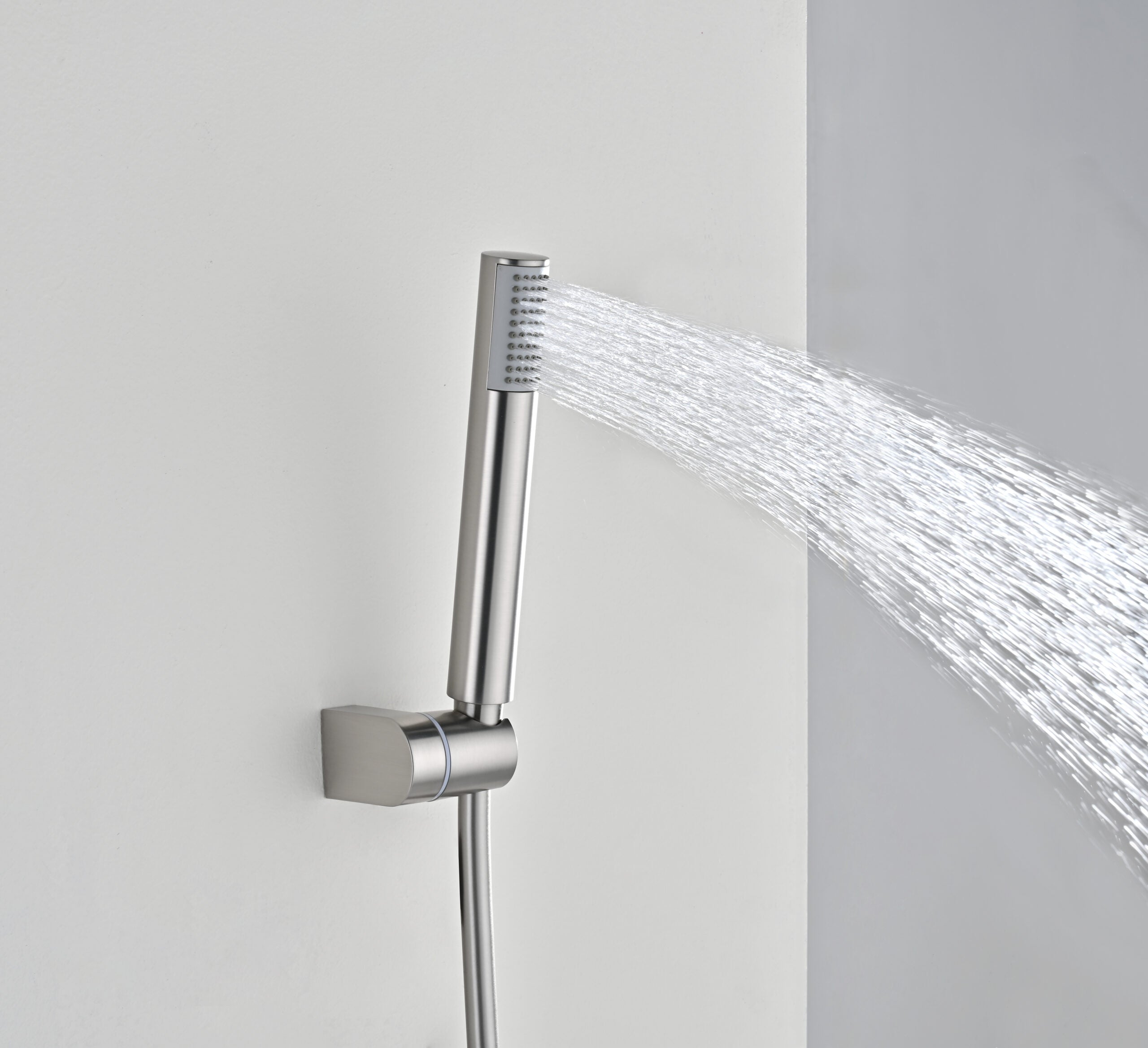 Bless Brushed Nickel Thermostatic Shower Kit, view 5