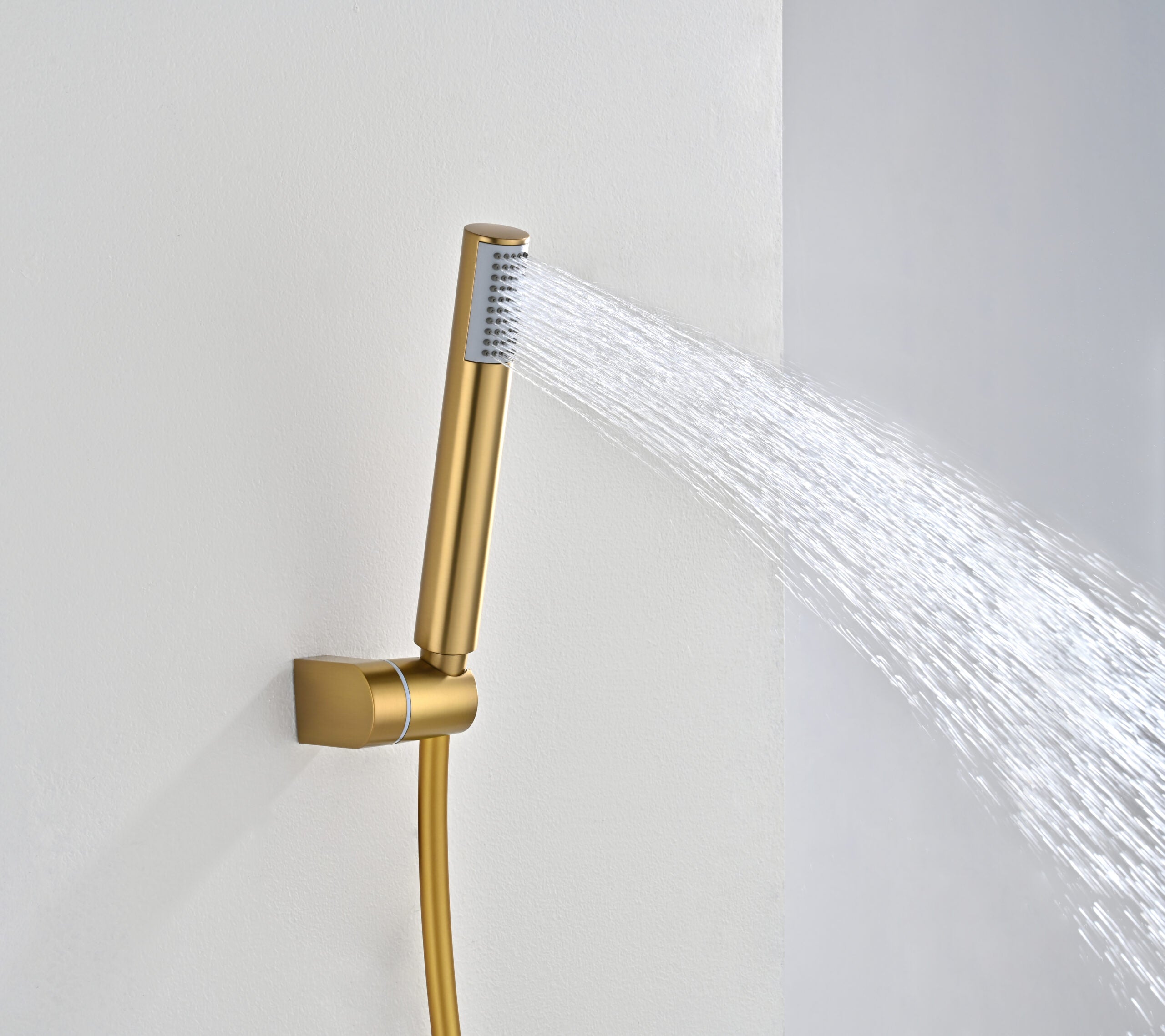Bless Brushed Gold Thermostatic Shower Kit, view 5
