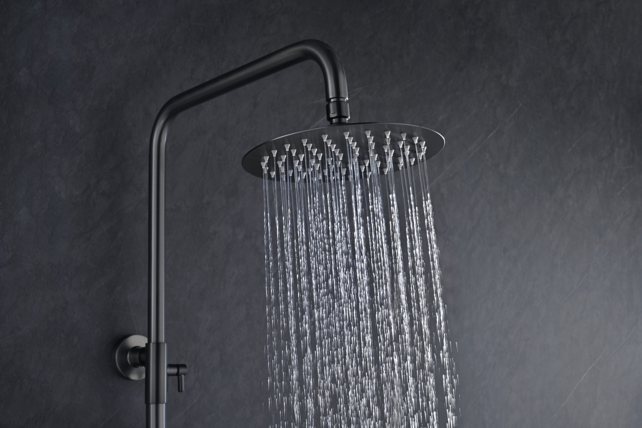 Bless Black Gun Metal Thermostatic Shower Set, view 4