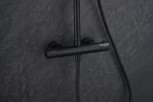 Bless Matte Black Thermostatic Shower Set, view 3