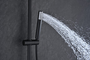 Bless Matte Black Thermostatic Shower Set, view 5