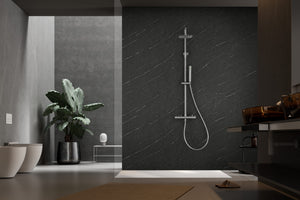 Bless Brushed Nickel Thermostatic Shower Set, view 2