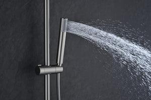 Bless Brushed Nickel Thermostatic Shower Set, view 5