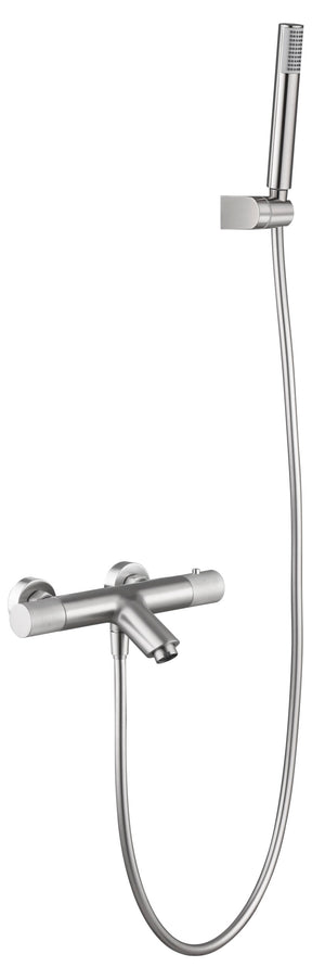 Brushed Nickel Thermostatic Shower Faucet Set, view 2