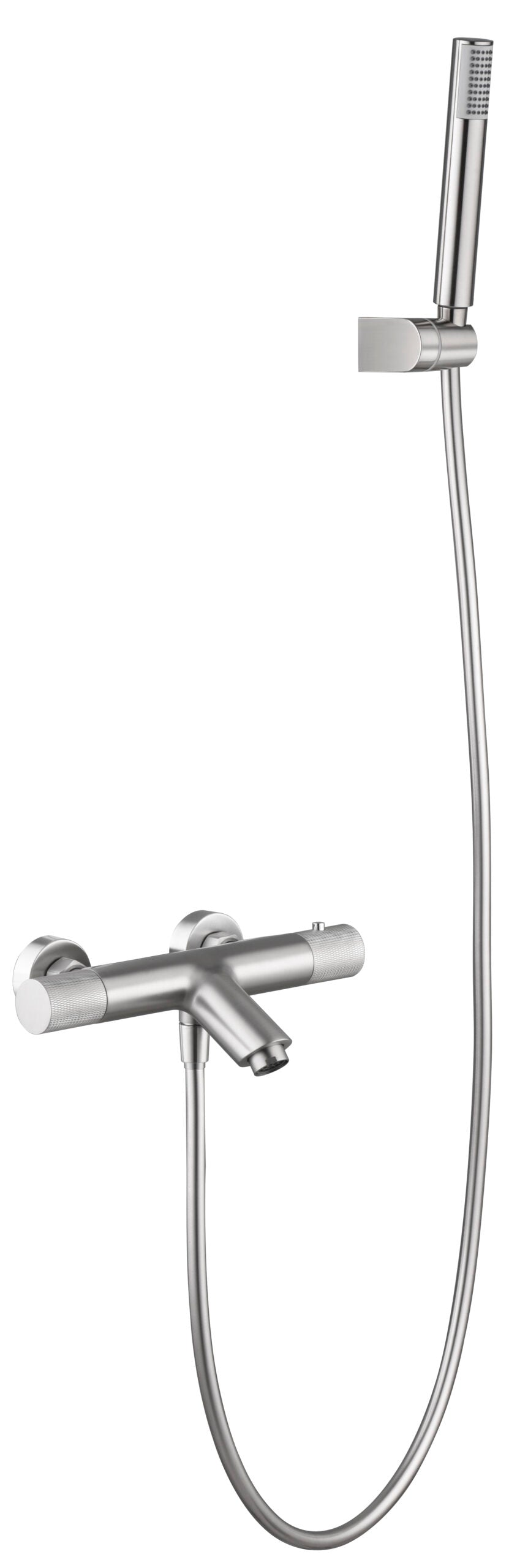 Brushed Nickel Thermostatic Shower Faucet Set, view 2