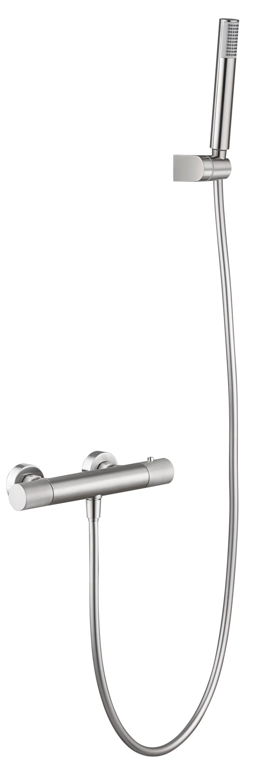 Brushed Nickel Thermostatic Shower Faucet Set, view 2