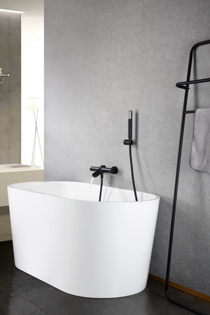 Matte Black Thermostatic Shower Bath Kit, view 4