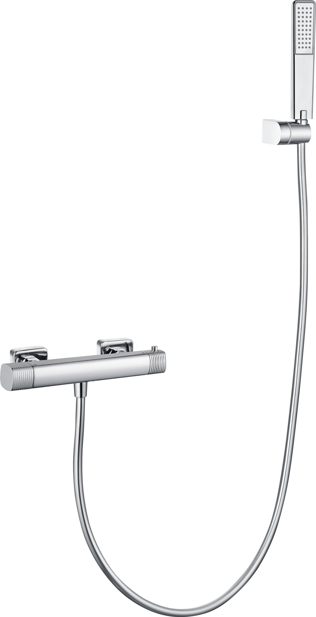 Firenze Chrome Thermostatic Shower Kit, main product view