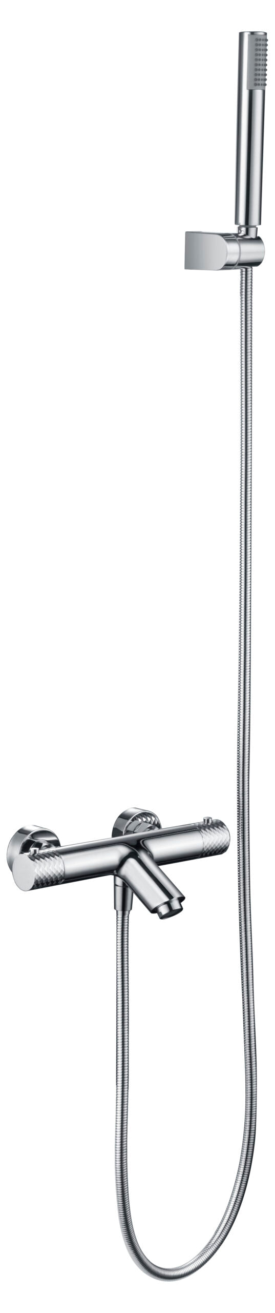 Chrome Thermostatic Shower Bath Kit with Valve, view 7