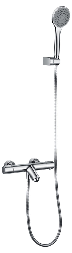 Chrome Thermostatic Shower Kit with Temperature Control, view 7