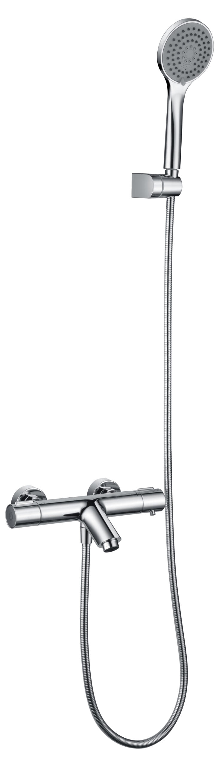 Chrome Thermostatic Shower Kit with Temperature Control, view 7