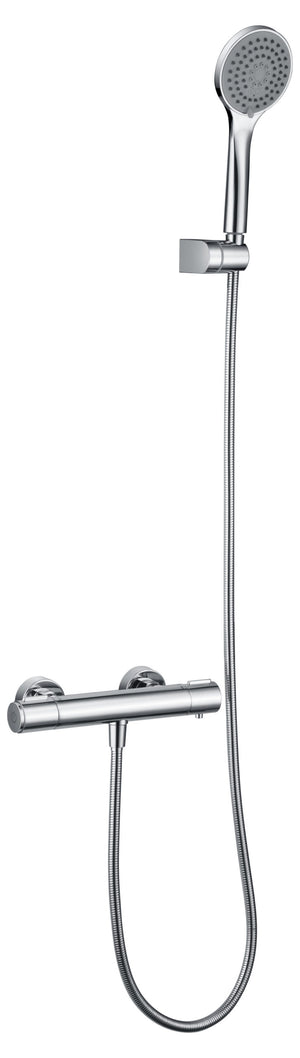 Kent Chrome Thermostatic Shower Set Modern Design, view 4