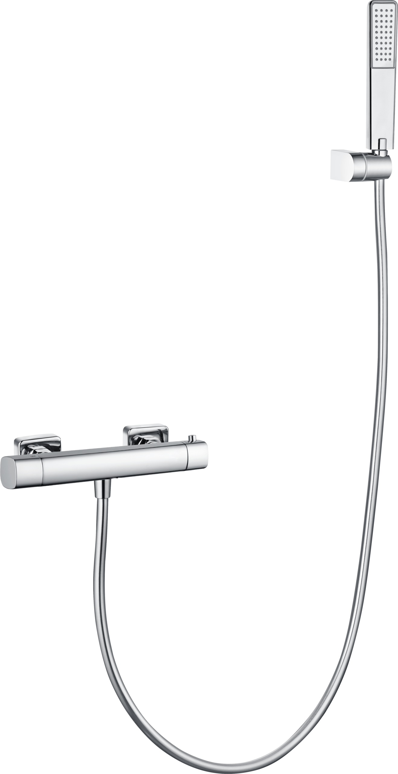 Toscana Chrome Thermostatic Shower Kit, main product view