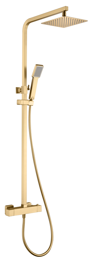 Vigo Thermostatic Shower Brushed Gold Vigo Series, view 2