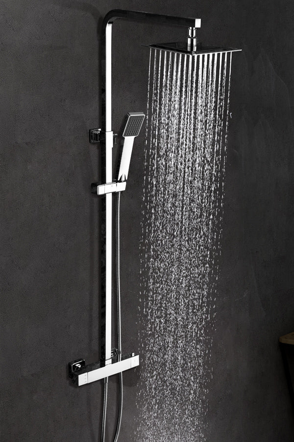 Vigo Thermostatic Shower Set Chrome Finish, view 3