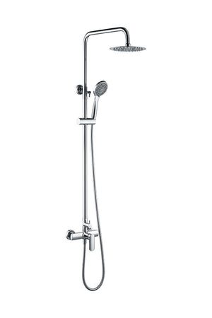 Ural Single Handle Shower URAL Series Chrome Finish, view 2