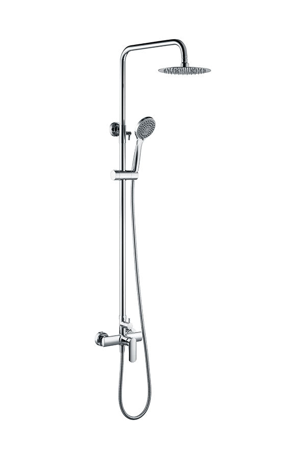 Ural Single Handle Shower URAL Series Chrome Finish, view 2