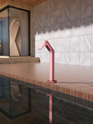 Niágara Coral Pink Waterfall Rain Head, view 3