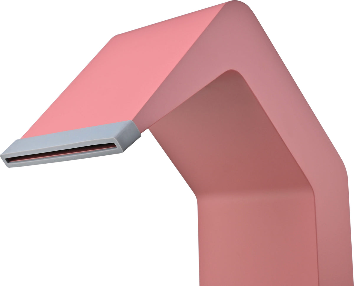 Coral Pink Pool Waterfall Stainless Steel 316, detail view