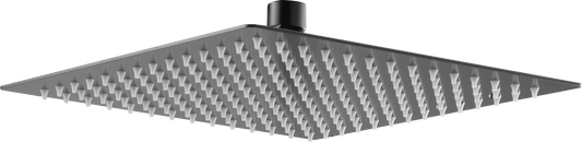 Rociador Cuadrado 30X30 Negro Gun Metal
