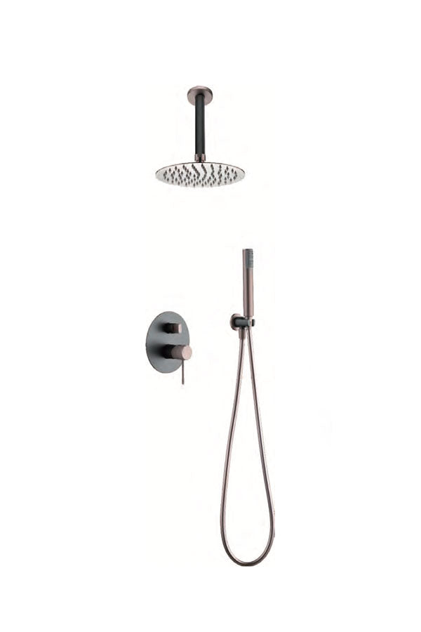 Champagne Gray Single-Lever Built-In Shower Set, view 2