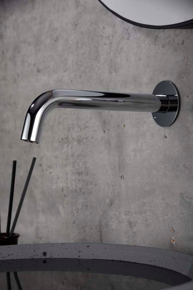 Chrome Built-In Sink Mixer Faucet Modern Bathroom, view 4