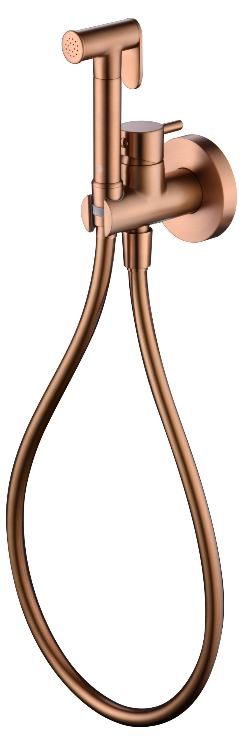 Munich Brushed Rose Gold Built-in Bidet Faucet, view 2