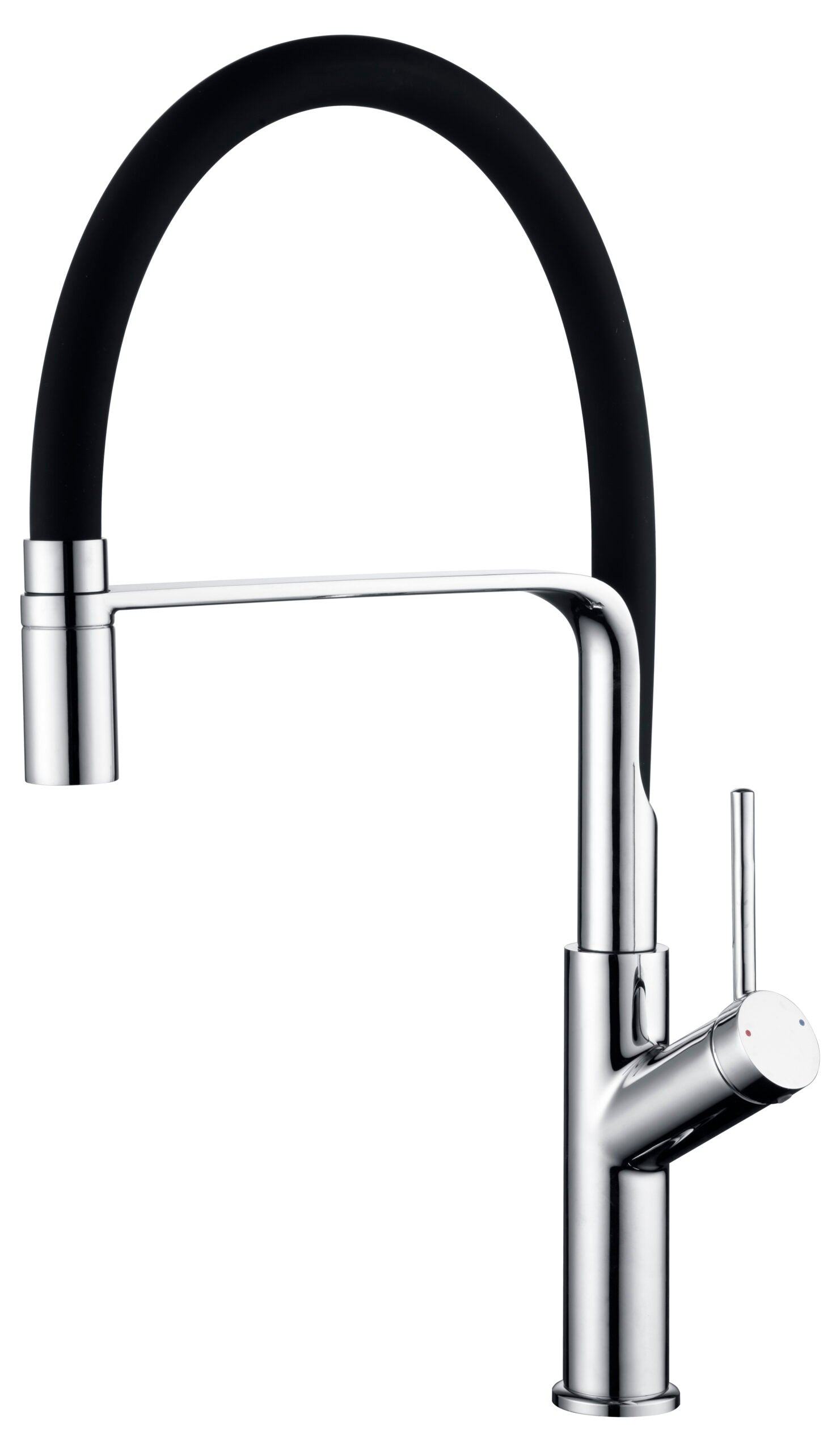 Sena Chrome Kitchen Faucet Modern Minimalist Design, view 2