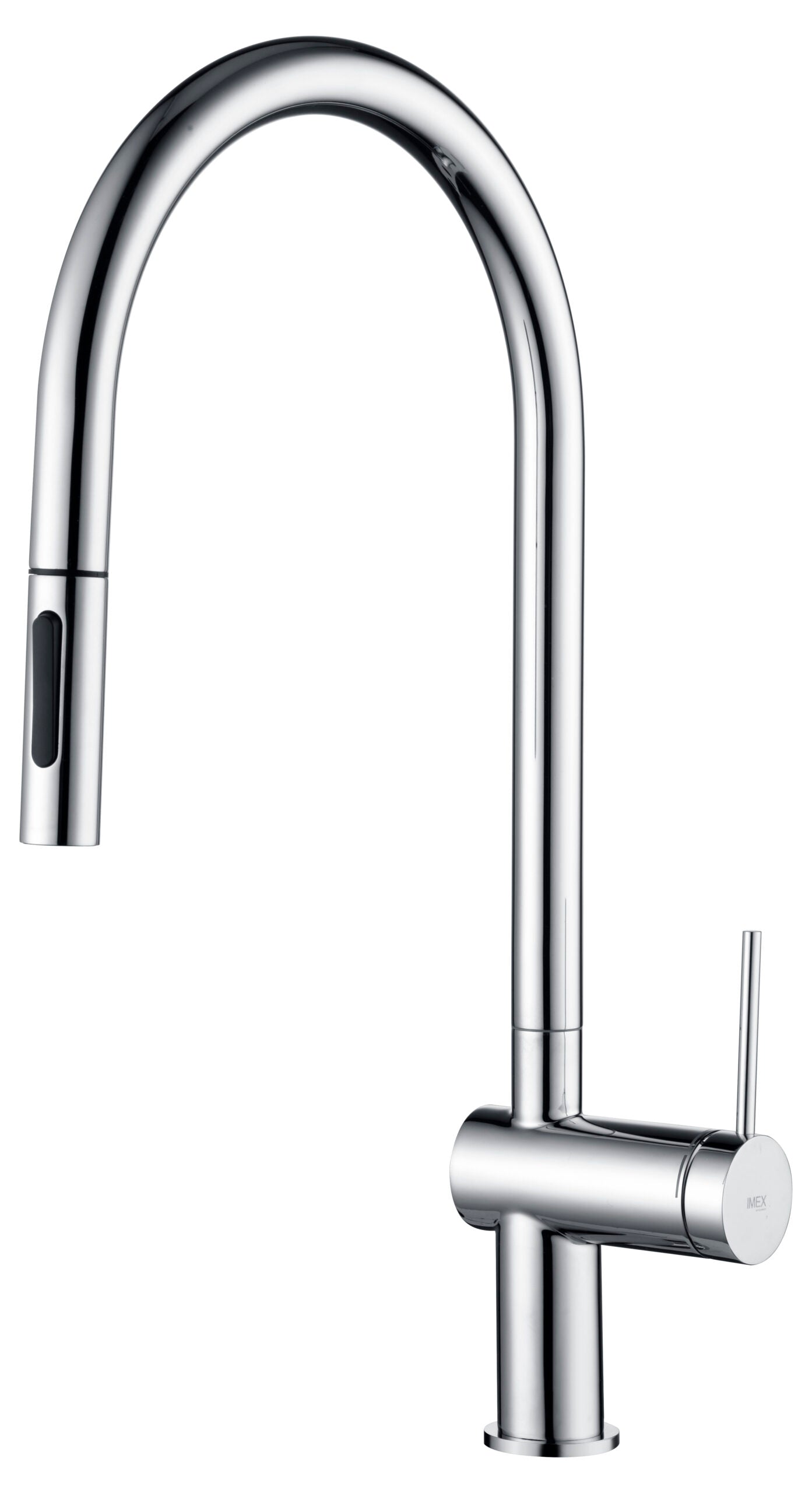 Berna Chrome Kitchen Faucet Modern Design, view 2