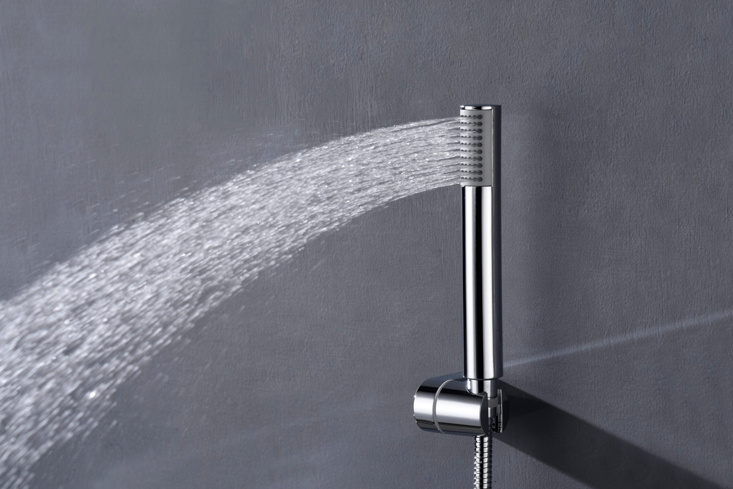 Chrome Monza Shower Mixer Kit Modern Design, view 4