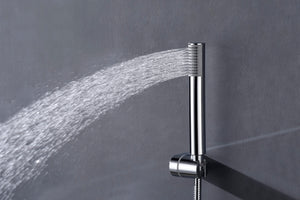 Chrome Monza Shower Mixer Kit Modern Design, view 4