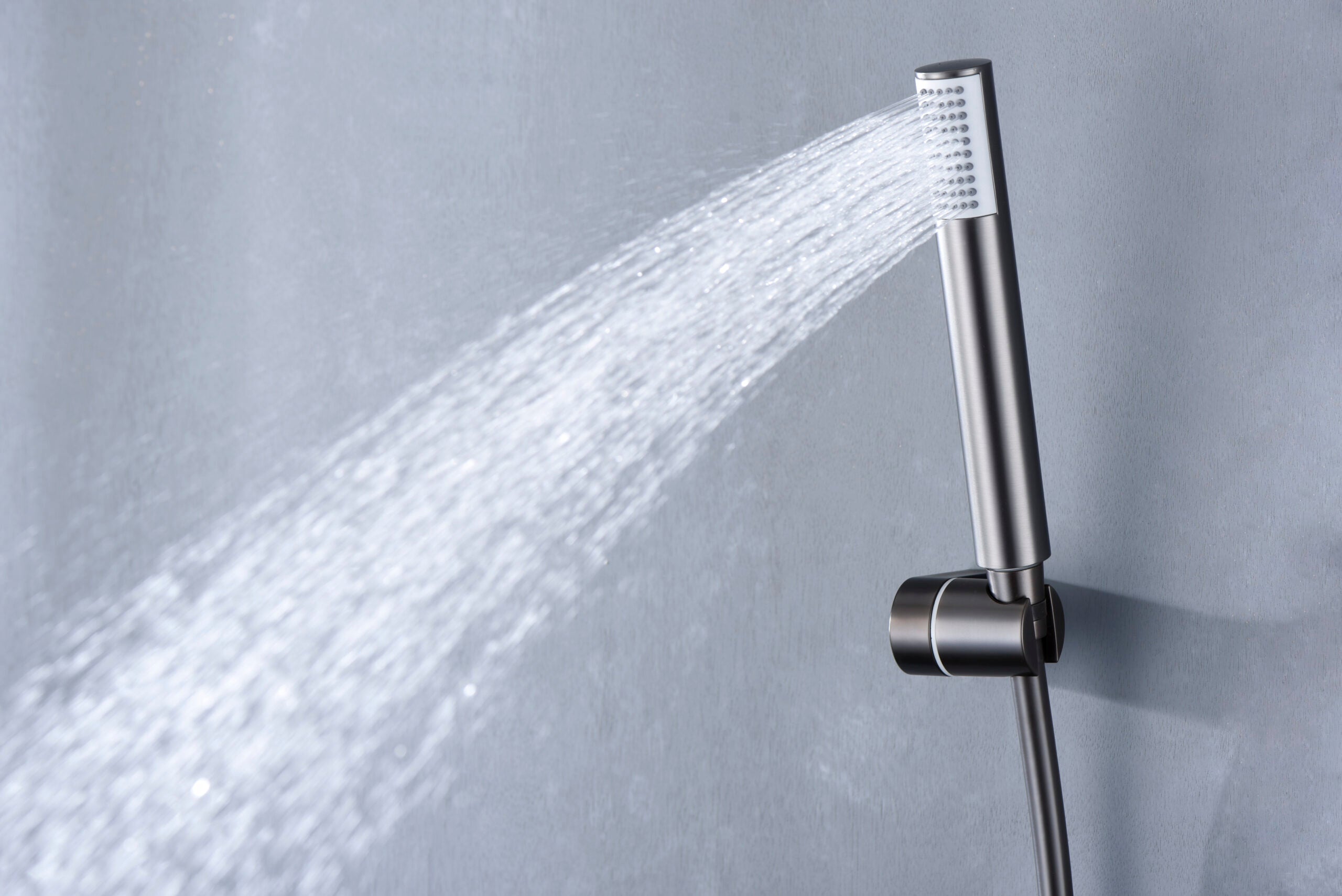 Monza Black Gun Metal Single Handle Shower Kit, view 4