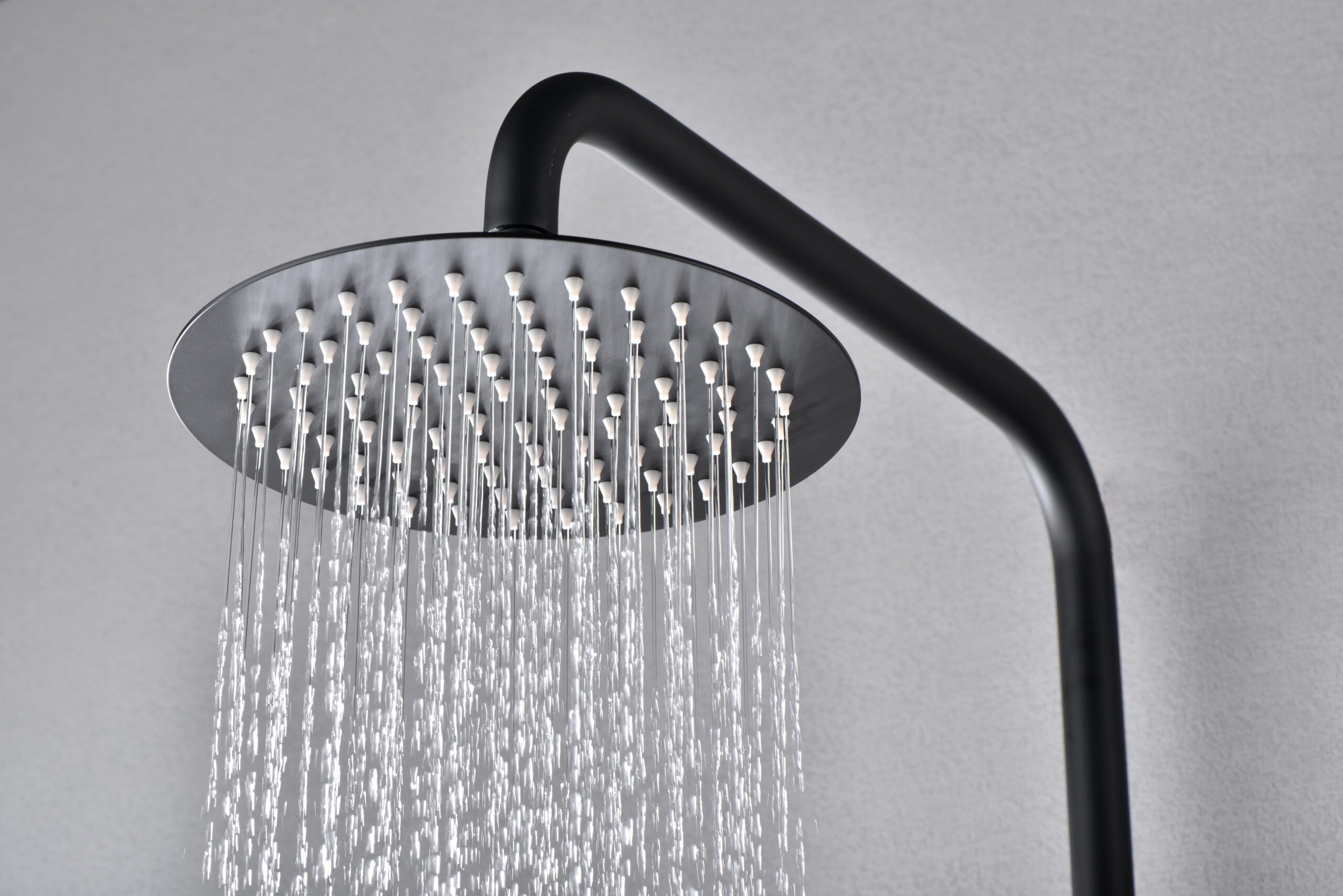 Matte Black Thermostatic Shower Set Monza Series, view 6