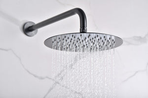 Monza Black Gun Metal Single Handle Shower Set, view 4