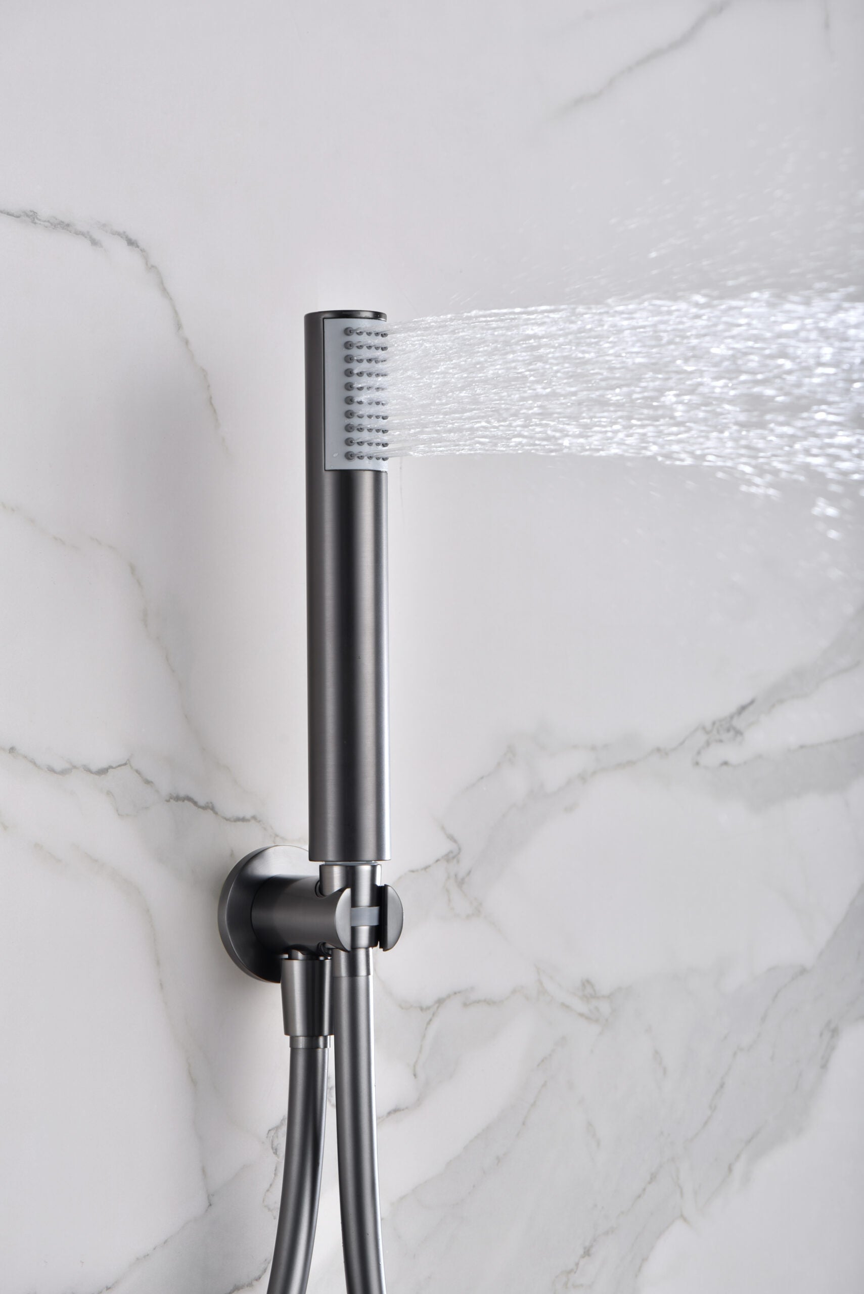 Monza Black Gun Metal Single Handle Shower Set, view 6