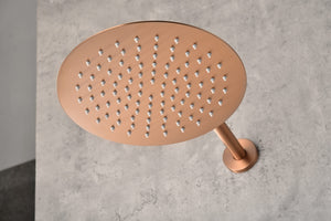 Brushed Rose Gold Built-in Thermostatic Shower Set, view 6