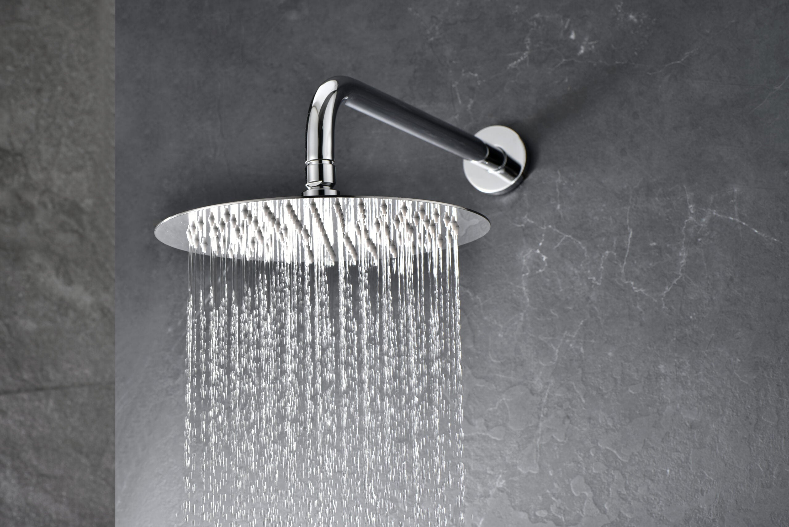 Chrome Thermostatic Shower Set Built-In Installation, view 5
