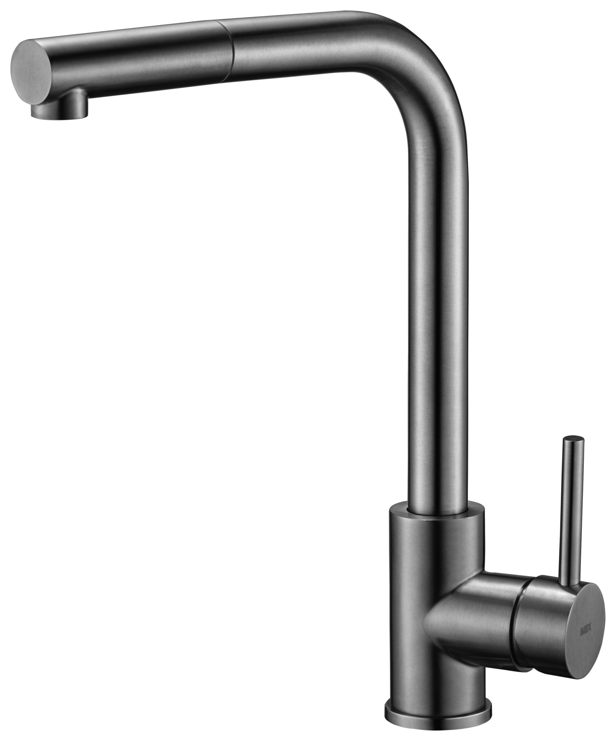 Malta Black Gun Metal Kitchen Faucet Modern Design, view 2
