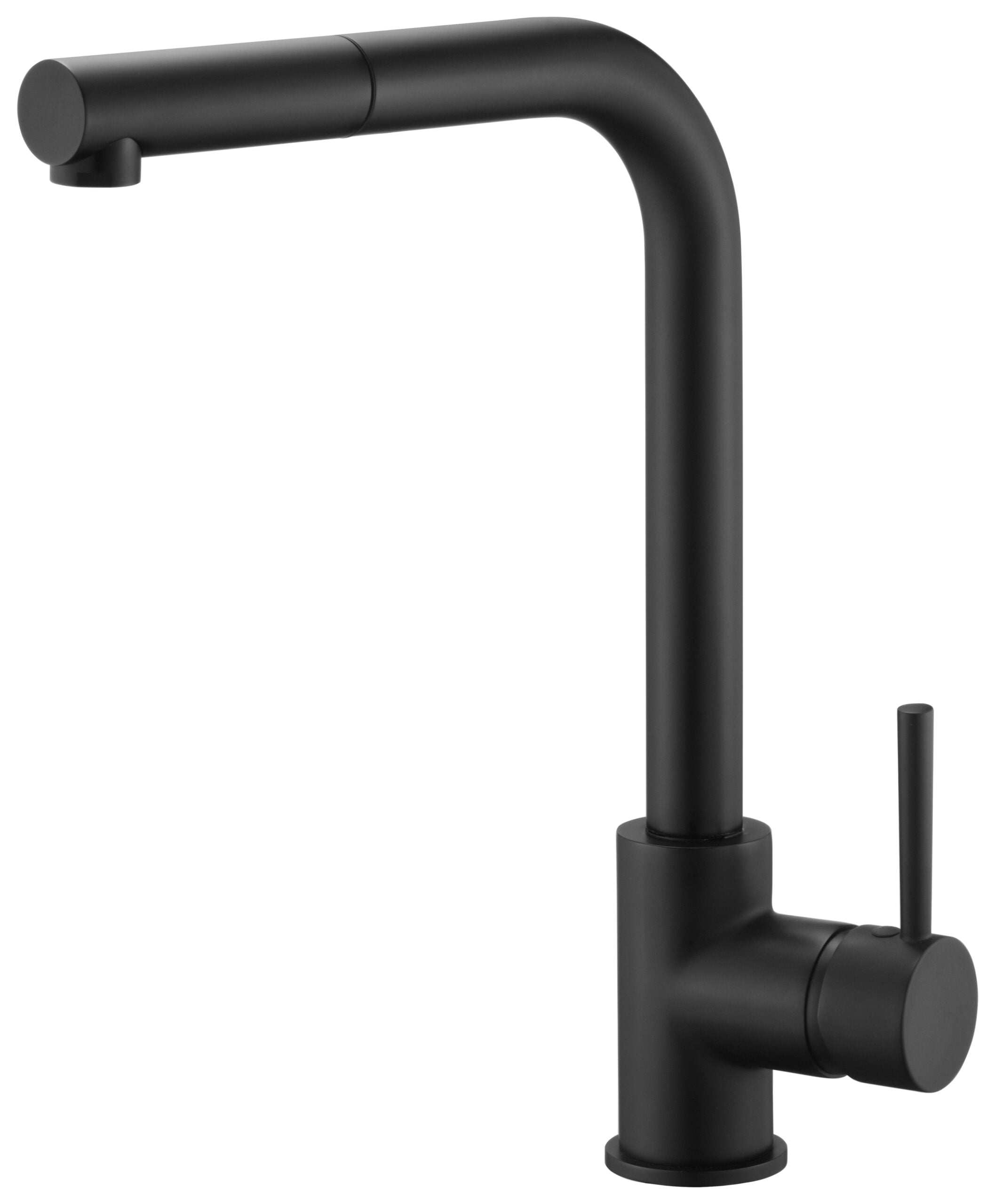 Matte Black Kitchen Faucet Modern Malta Series, view 2