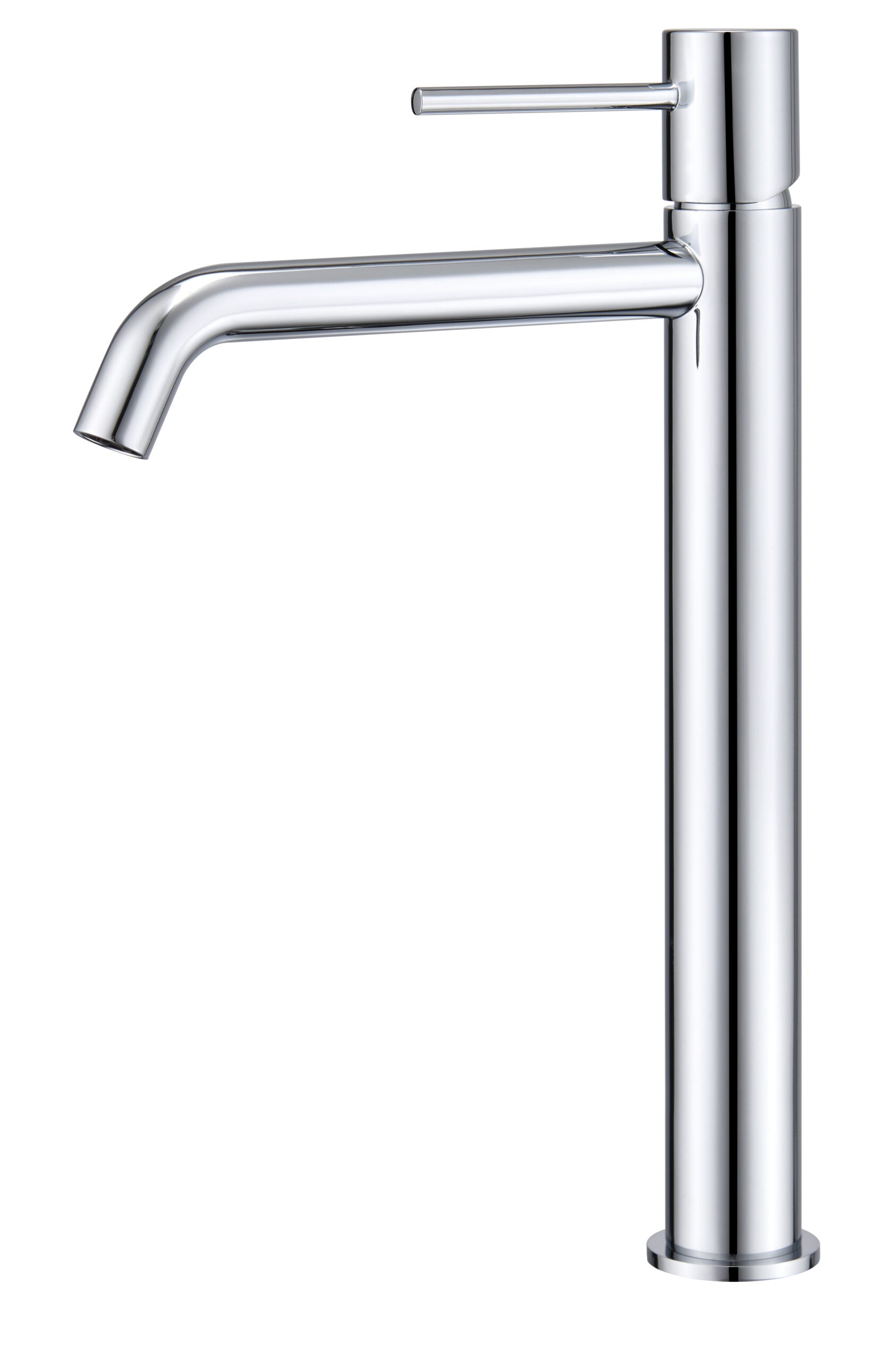 Monza Tall Chrome Sink Mixer Single Lever Faucet, view 2