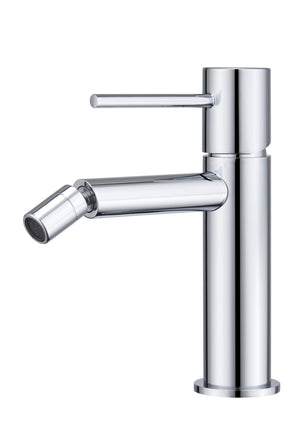 Monza Chrome Bidet Mixer Single Handle Design, view 2