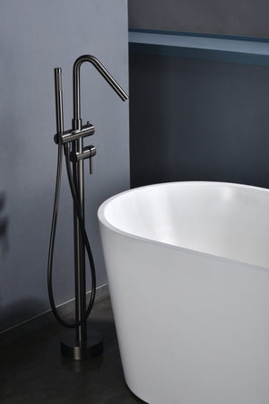 Corsica Freestanding Bathtub Faucet Single Lever Black, view 3