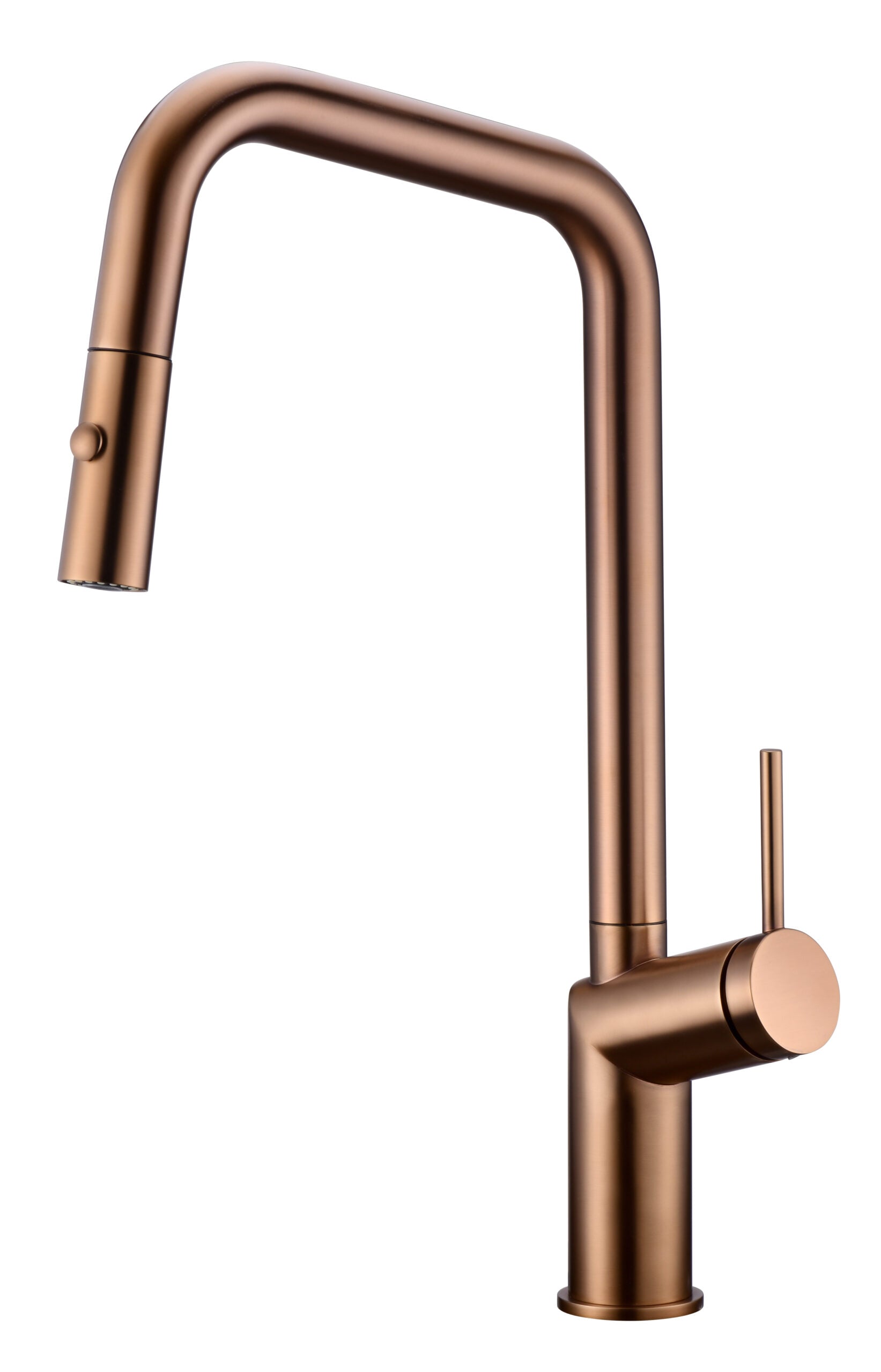 Bonn Brushed Rose Gold Kitchen Faucet, view 2