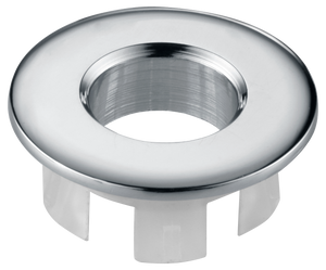 Chrome Sink Overflow Trim Ring Modern Bathroom, view 3