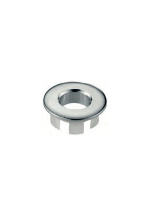 Chrome Sink Overflow Trim Ring Modern Bathroom, view 2