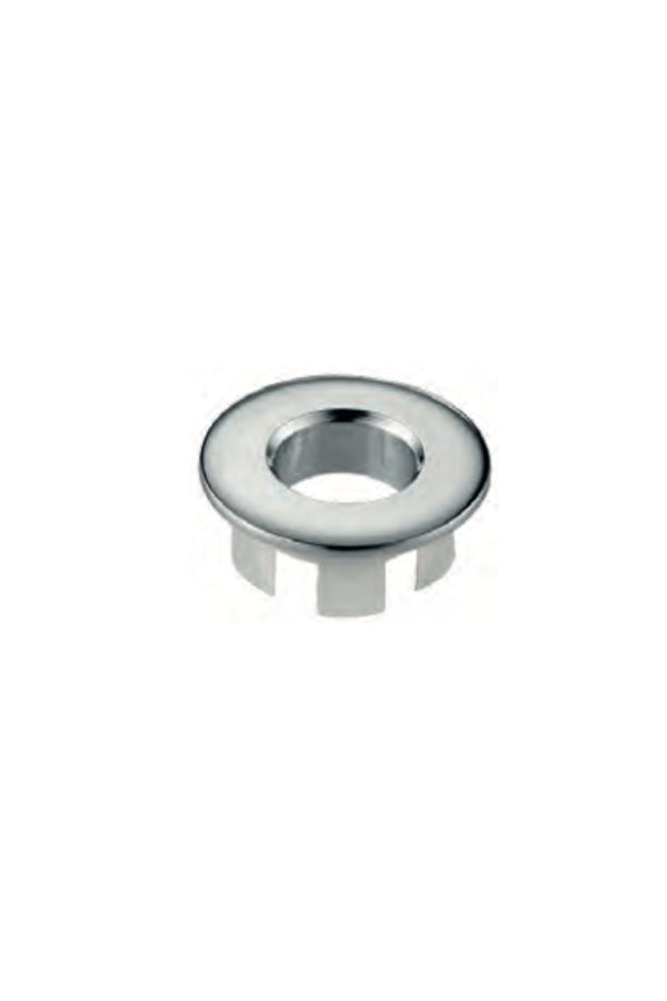 Chrome Sink Overflow Trim Ring Modern Bathroom, view 2