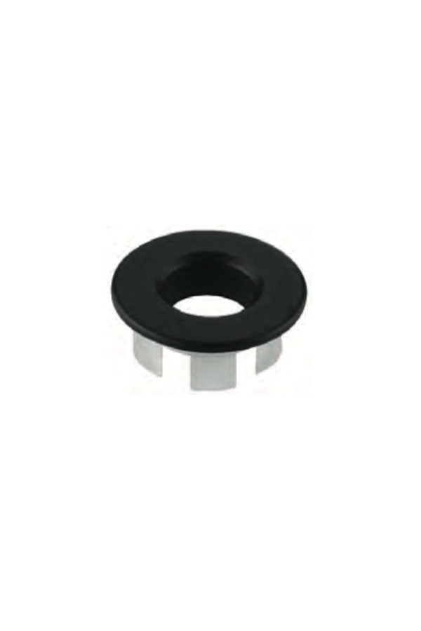Matte Black Sink Overflow Trim Ring, view 2