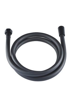 Matte Black Shower Hose 150cm Flexible PVC, view 2
